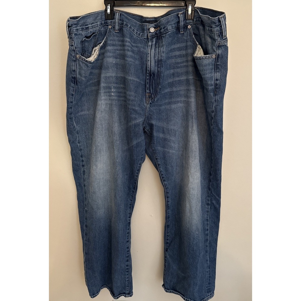 LUCKY BRAND Jeans 50x30 Men's Jeans Demin Style 181 Relaxed Fit Blue Jeans